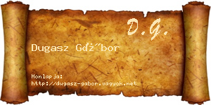Dugasz Gábor névjegykártya